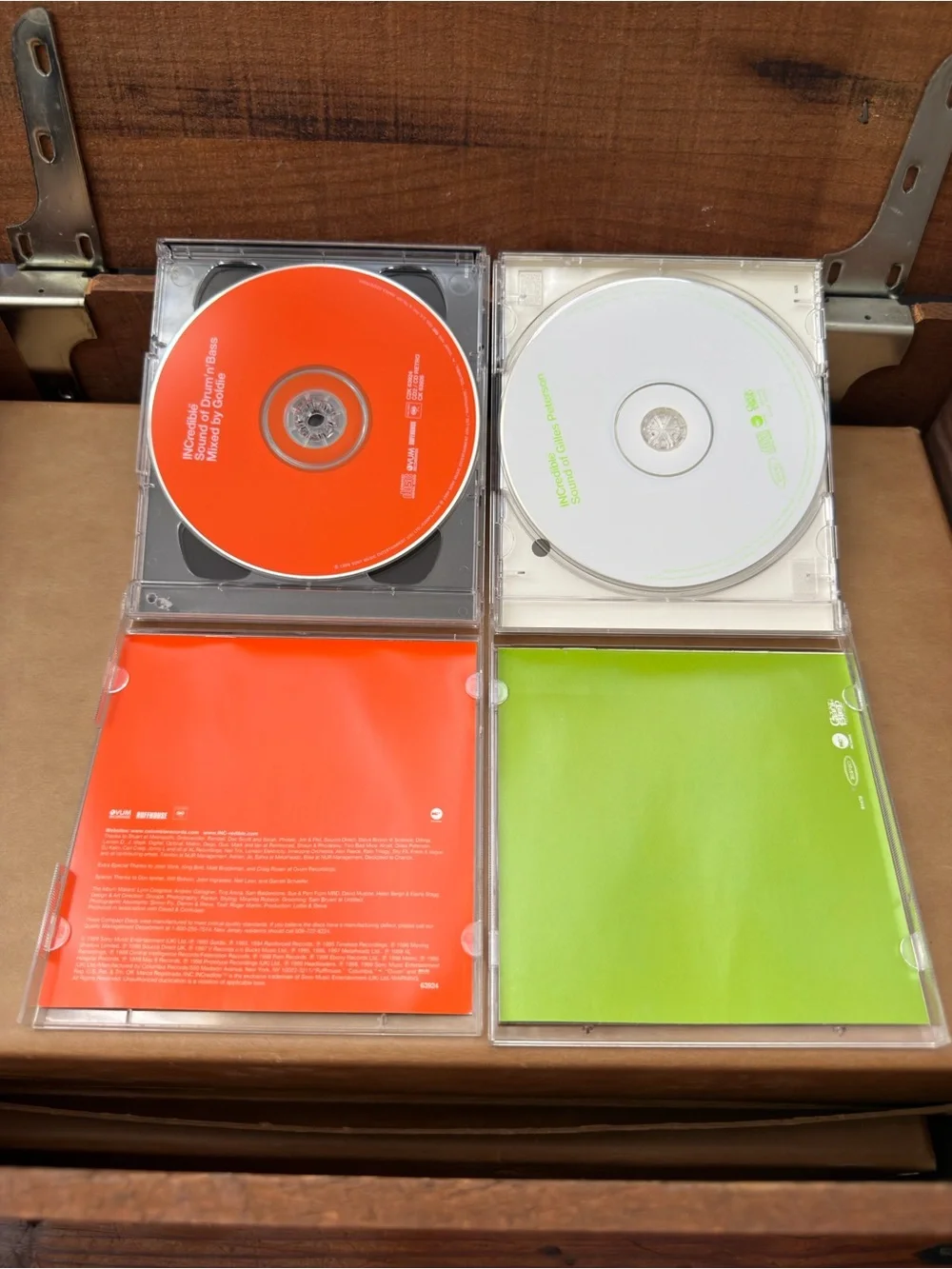 INCredibles album lot of 2 1999: Goldie & Gilles Peterson CDs